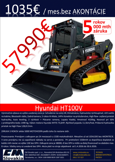 Hyundai HT100V Nájom s odkupom