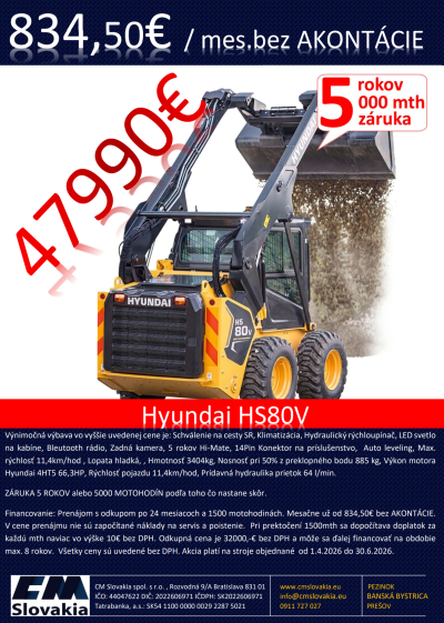 Hyundai HS80V na prenájom s odkupom